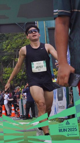 Race photo from Mangkunegaran Run 2025