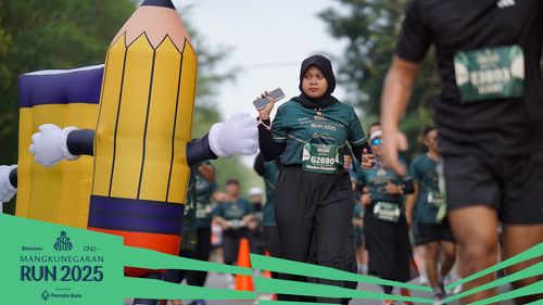 Race photo from Mangkunegaran Run 2025