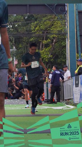 Race photo from Mangkunegaran Run 2025