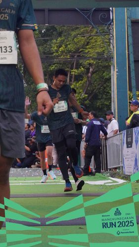Race photo from Mangkunegaran Run 2025