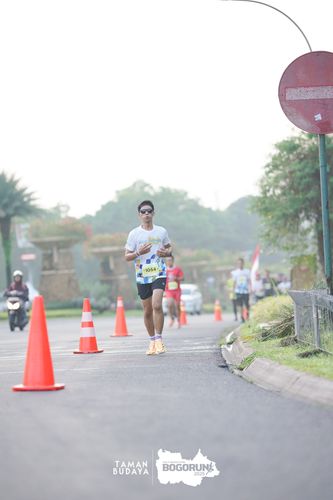 Race photo from Taman Budaya x BOGORUN 2025
