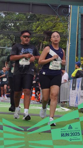 Race photo from Mangkunegaran Run 2025