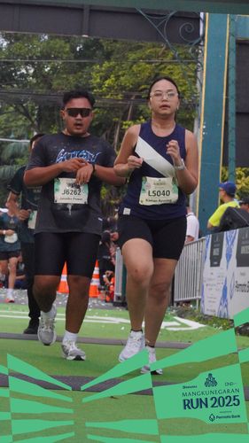 Race photo from Mangkunegaran Run 2025