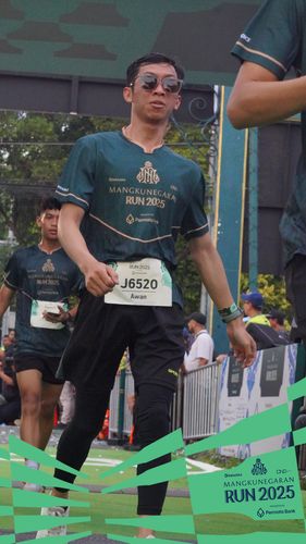 Race photo from Mangkunegaran Run 2025