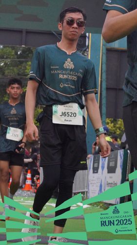 Race photo from Mangkunegaran Run 2025
