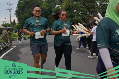 Race photo from Mangkunegaran Run 2025