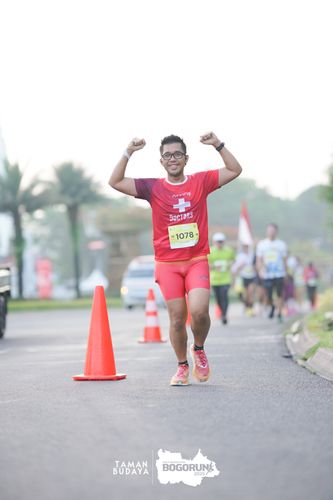Race photo from Taman Budaya x BOGORUN 2025