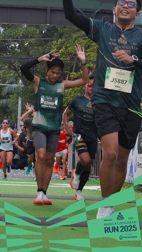 Race photo from Mangkunegaran Run 2025