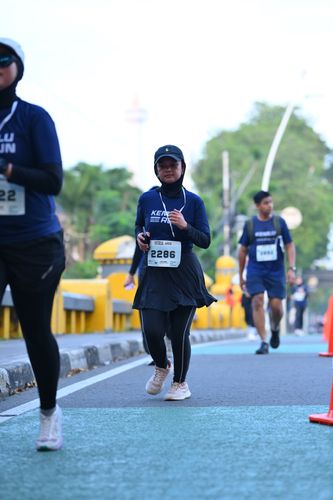 Race photo from KEMLU RUN 2025