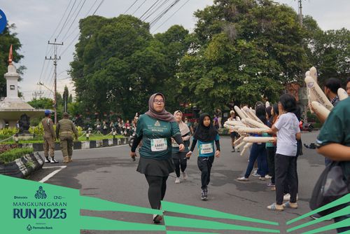 Race photo from Mangkunegaran Run 2025