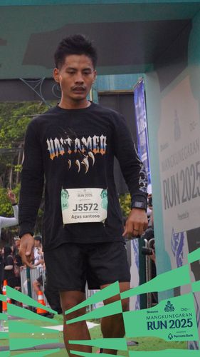 Race photo from Mangkunegaran Run 2025