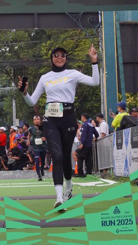 Race photo from Mangkunegaran Run 2025