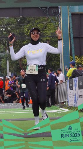 Race photo from Mangkunegaran Run 2025