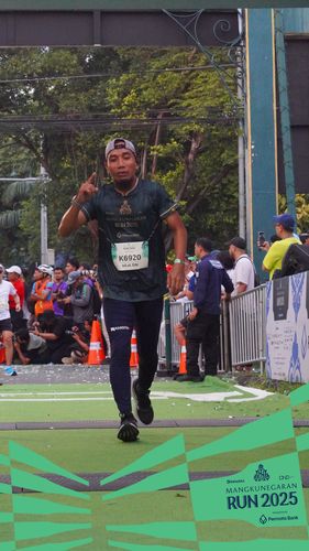 Race photo from Mangkunegaran Run 2025