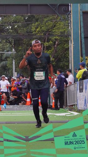Race photo from Mangkunegaran Run 2025