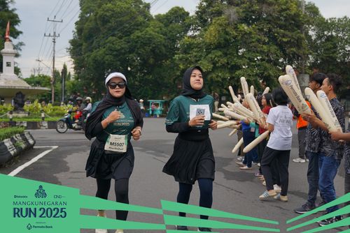 Race photo from Mangkunegaran Run 2025