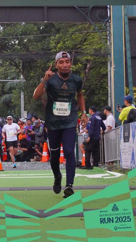 Race photo from Mangkunegaran Run 2025