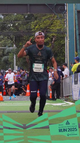 Race photo from Mangkunegaran Run 2025