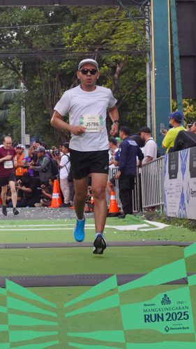 Race photo from Mangkunegaran Run 2025