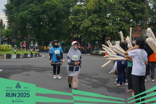 Race photo from Mangkunegaran Run 2025
