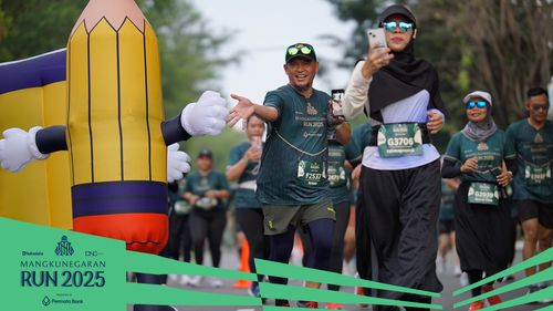 Race photo from Mangkunegaran Run 2025