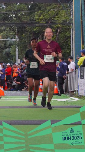 Race photo from Mangkunegaran Run 2025