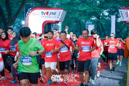 Race photo from ONE RUN 10K 2025