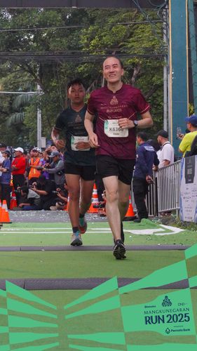 Race photo from Mangkunegaran Run 2025