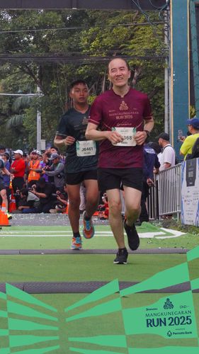 Race photo from Mangkunegaran Run 2025