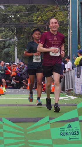 Race photo from Mangkunegaran Run 2025