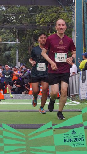Race photo from Mangkunegaran Run 2025