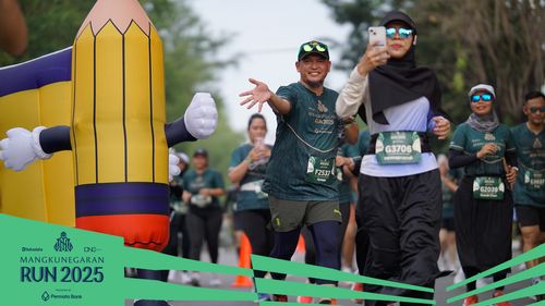 Race photo from Mangkunegaran Run 2025