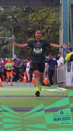 Race photo from Mangkunegaran Run 2025