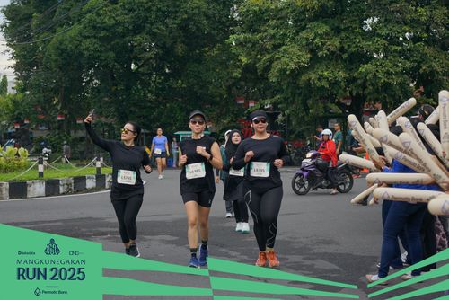 Race photo from Mangkunegaran Run 2025