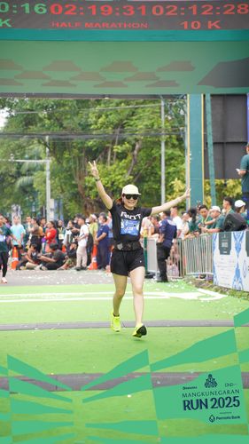 Race photo from Mangkunegaran Run 2025