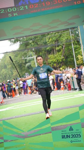 Race photo from Mangkunegaran Run 2025
