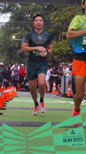 Race photo from Mangkunegaran Run 2025