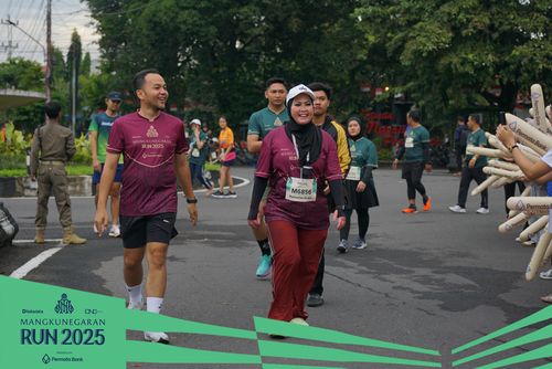 Race photo from Mangkunegaran Run 2025