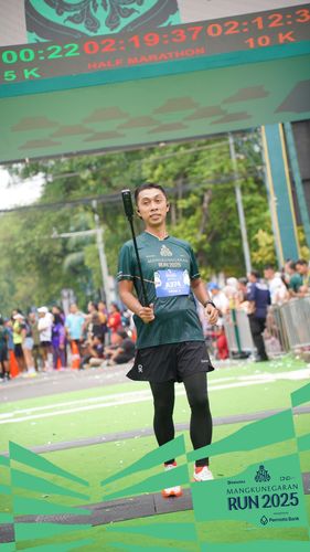 Race photo from Mangkunegaran Run 2025