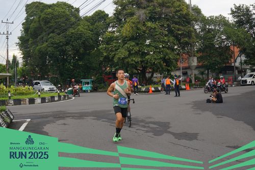 Race photo from Mangkunegaran Run 2025