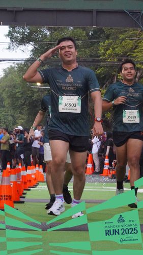 Race photo from Mangkunegaran Run 2025