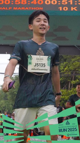 Race photo from Mangkunegaran Run 2025
