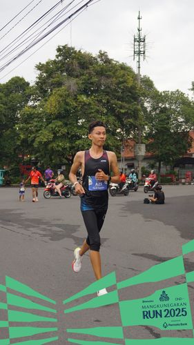 Race photo from Mangkunegaran Run 2025
