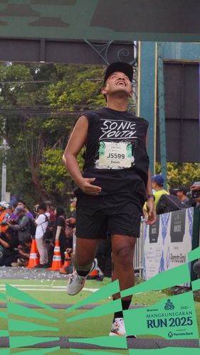 Race photo from Mangkunegaran Run 2025