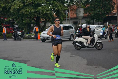 Race photo from Mangkunegaran Run 2025