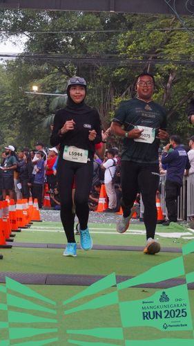 Race photo from Mangkunegaran Run 2025