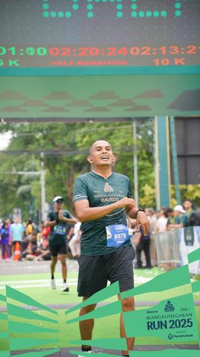 Race photo from Mangkunegaran Run 2025