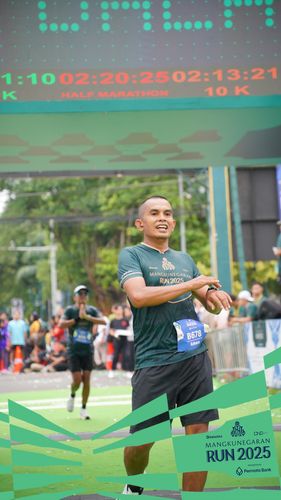 Race photo from Mangkunegaran Run 2025