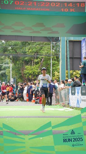 Race photo from Mangkunegaran Run 2025
