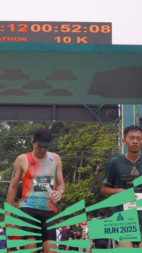 Race photo from Mangkunegaran Run 2025